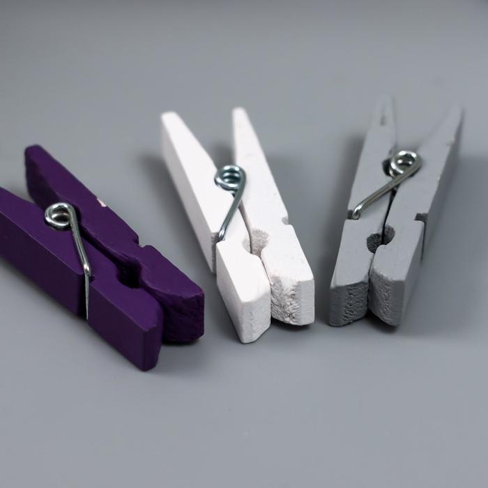 Набор декоративных мини-прищепок Mr.Painter Набор декоративных мини-прищепок Mr.Painter "Туман" 12 шт