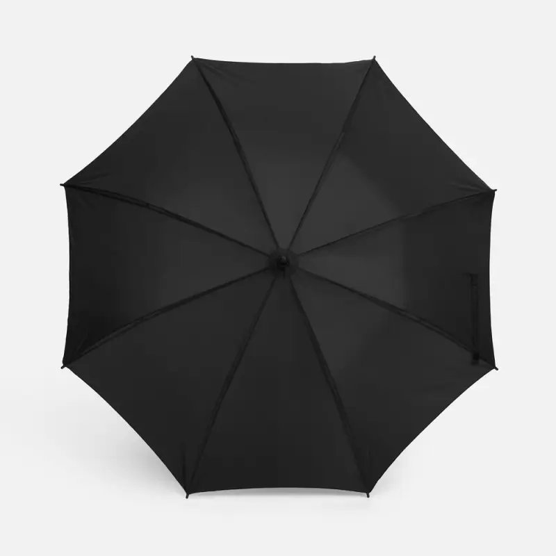 Зонт-трость Hidecolor с цветными спицами, черный с красным Зонт-трость Hidecolor с цветными спицами, черный с красным