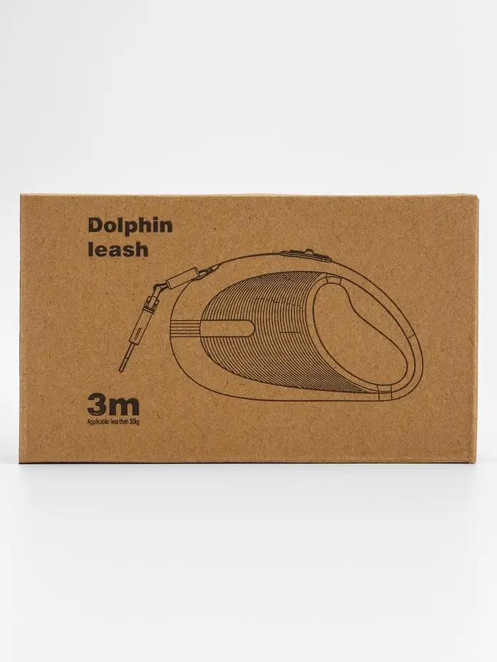 Рулетка - поводок для собак, лента 3 метра, зелёная