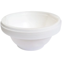 Миска одноразовая глубокая 0.6л, бел., ПП, 1000 шт/кор