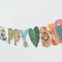 Гирлянда Happy Birthday &laquo;Сафари&raquo;