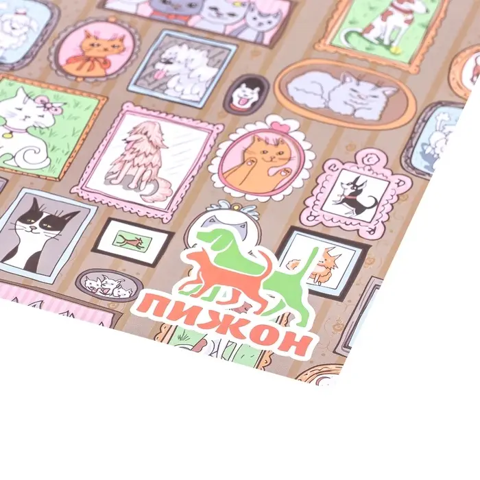 Коврик под миску  Коврик под миску "Пижон" 43 х 28 см "Портреты"