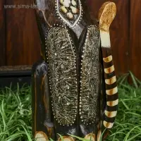 Сувенир «Кошка», 35 см, дерево