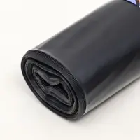 Мешки для мусора в рулоне UpakLand 120 л, черные, ПВД, толщина 40 мкм,10 шт., 70&times;120 см