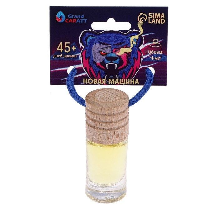 Ароматизатор подвесной Grand Caratt Новая машина, 4 мл Ароматизатор подвесной Grand Caratt Новая машина, 4 мл