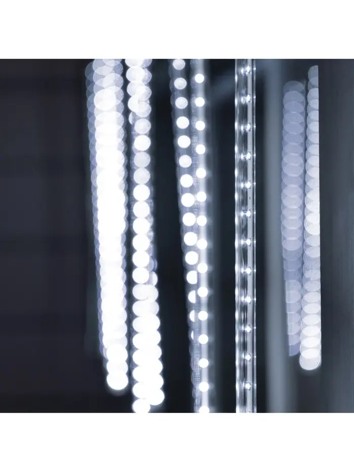 Гирлянда &laquo;Сосульки&raquo; 3&times;0.5 м, IP44, прозрачная нить, 288 LED, свечение белое с эффектом стекания, 12 В