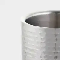 Ведро для льда с крышкой &laquo;Серебро&raquo;, 14.5&times;14.5&times;18 см, нержавеющая сталь