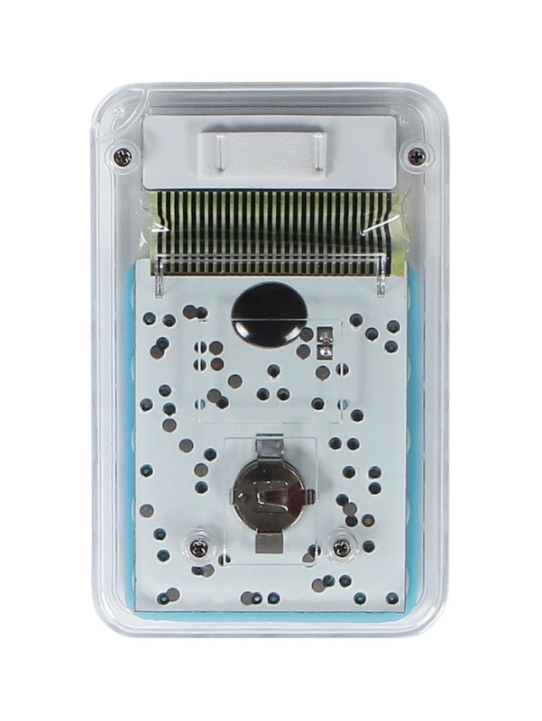 Калькулятор настольный 08-разрядный, KS-005, прозрачный корпус, синие кнопки