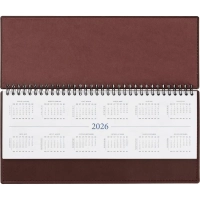 Планинг датированный 2026, бордо 303х150 мм, 120 стр, АТТАСНЕ Вива