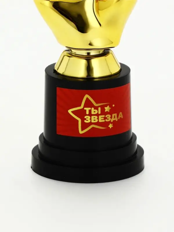 Наградная фигура &laquo;Ты звезда&raquo;, пластик, 13,5 х 5,7 х 5.1 см
