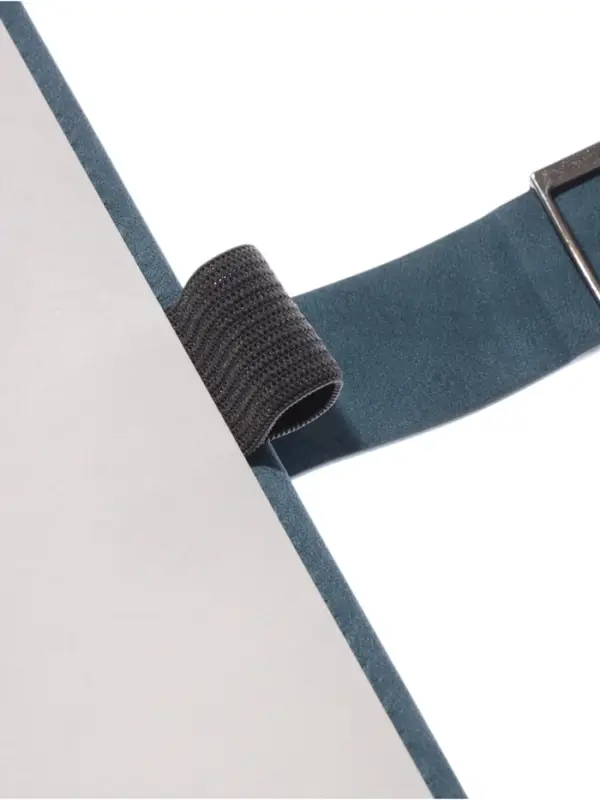 Ежедневник недатированный формат А5, с хлястиком, 112л, линия, пвх, Бирюзовый Ежедневник недатированный формат А5, с хлястиком, 112л, линия, пвх, Бирюзовый