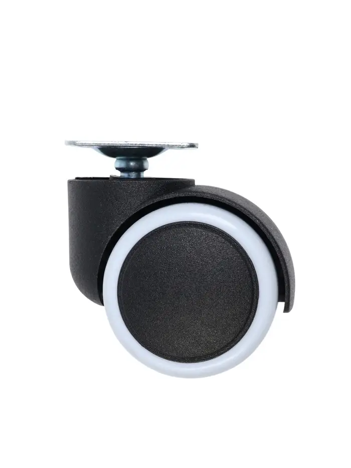 Колесо мебельное ТУНДРА, d=50 мм, на площадке 35х35 мм, набор 4 шт