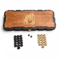Нарды деревянные большие &laquo; Лучший Рыбак&raquo; резные, 45&times;45 см