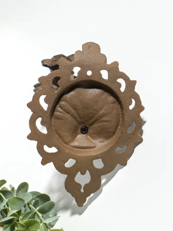 Подсвечник настенный чугун на 1 свечу "Цветок герцога" 18х12,1х16,3 см