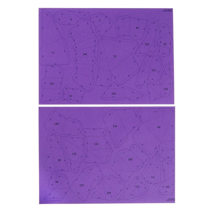 Конструктор полигональный «Дракон», 151 деталь Конструктор полигональный «Дракон», 151 деталь