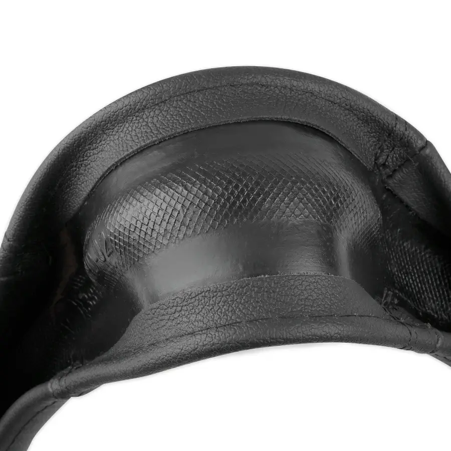 Оплетка на руль (нат. кожа) AVS GL-920M-B (размер M, черный) - Серия "Classic"