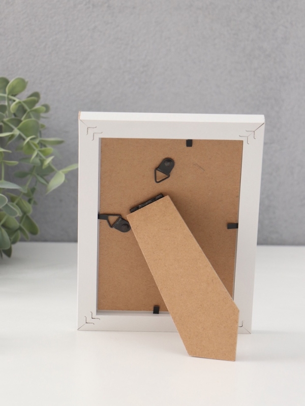 Фоторамка МДФ Фоторамка МДФ "Anna" 10х15 см, с паспарту (7х10 см), белый (пластиковый экран)