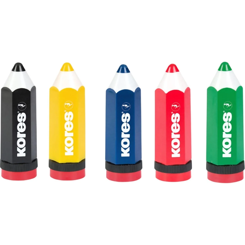 Точилка Kores  Карандаш  с контейнером, цвет ассорти 35811