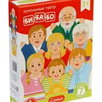 Домашний кукольный театр &laquo;Семья&raquo;, 7 кукол-перчаток