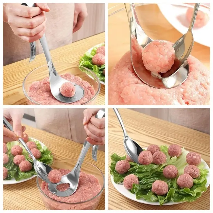 Форма для формирования митболов Доляна «Дровосек», 15×6×5 см, нержавеющая сталь Форма для формирования митболов Доляна «Дровосек», 15×6×5 см, нержавеющая сталь