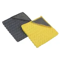 VETTA Салфетка из микрофибры, универсальная, с абразивным уголком, 30х30см, 300г/м2