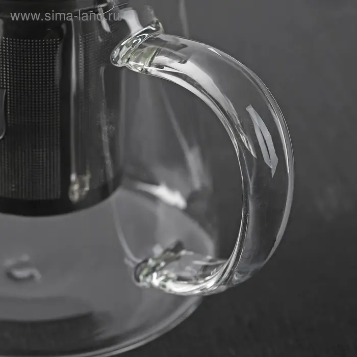 Чайник стеклянный заварочный с металлическим ситом &laquo;Эгла&raquo;, 900 мл