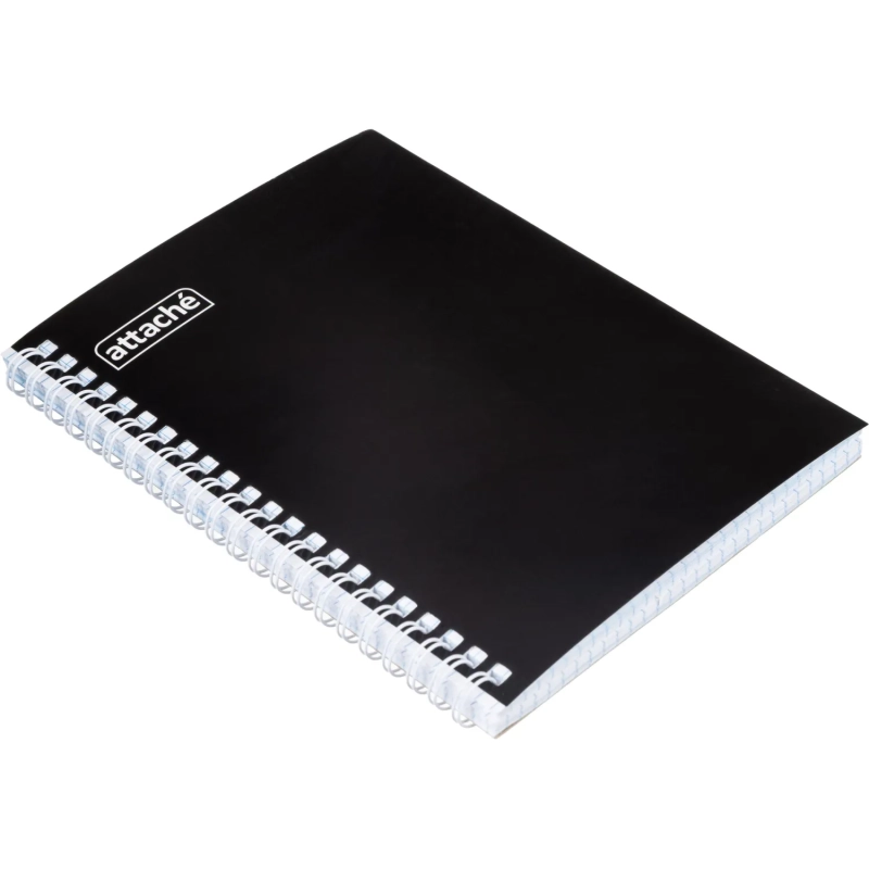 Бизнес-тетрадь А5 80л&nbsp; ATTACHE, спираль, черный, блок 60г, обложка 215г