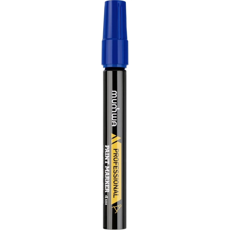 Маркер -краска MunHwa Professional Paint Marker синяя, 4мм, нитро-основа