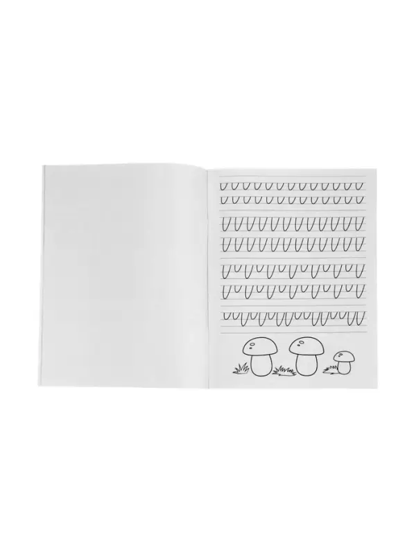 Книга-тренажер "Рисуем крючки и узоры", Белых В.А., 2025