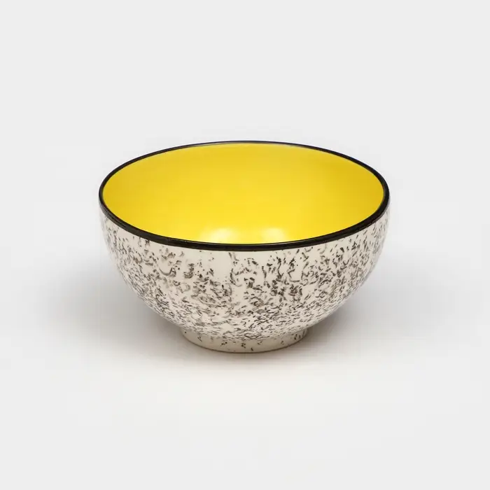 Салатница  Салатница "Персия", керамика, желтая, 15 см , 700 мл, 1 сорт, Иран