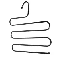 VETTA Вешалка для брюк 34,5x33,5x0,8 см, металл, чёрный