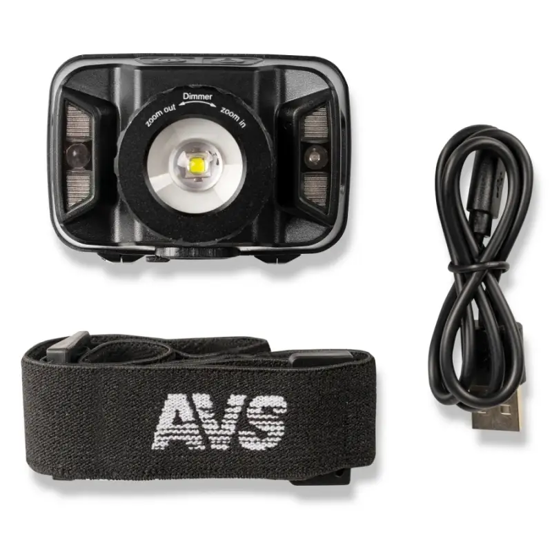 Фонарь налобный AVS HLA-43 (акб)