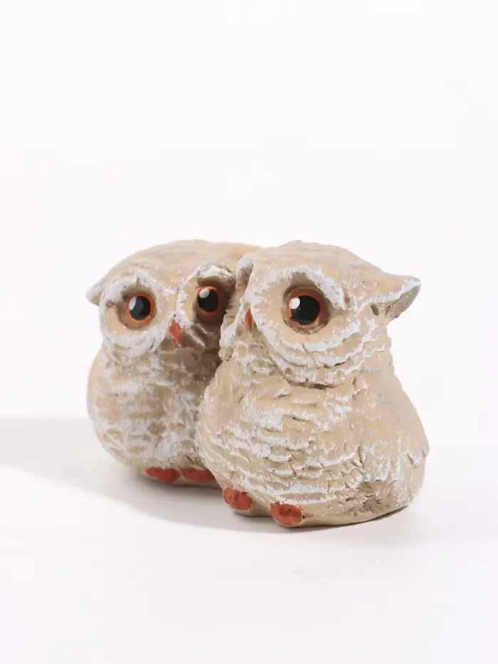 Фигурка декоративная &laquo;Совушки обнимашки&raquo;, 2.8&times;5.2&times;3.7 см