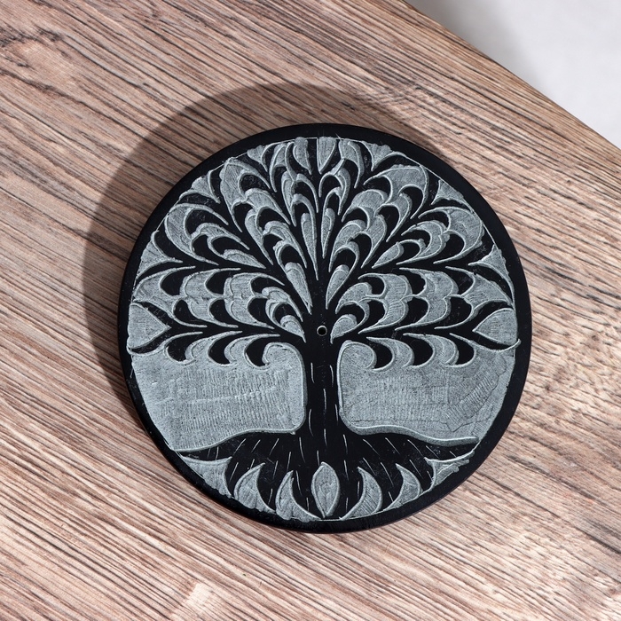 Подставка под благовония Подставка под благовония "Древо" камень 10 см