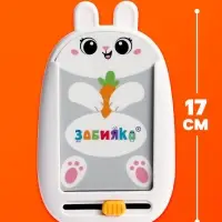 Интерактивный планшет с карточками ZABIAKA &laquo;Зайчик&raquo;, русская озвучка, 60 двусторонних карточек