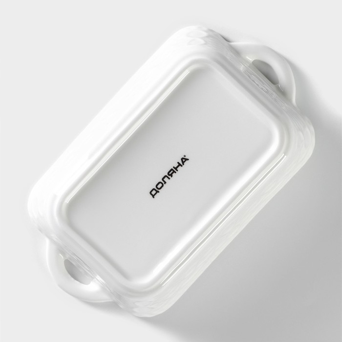 Форма для выпечки из жаропрочной керамики Доляна «Ланзо», 16×9,2 см, цвет белый Форма для выпечки из жаропрочной керамики Доляна «Ланзо», 16×9,2 см, цвет белый