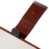 Ежедневник недатированный формат А5, с хлястиком, 112л, линия, пвх, Коричневый Ежедневник недатированный формат А5, с хлястиком, 112л, линия, пвх, Коричневый