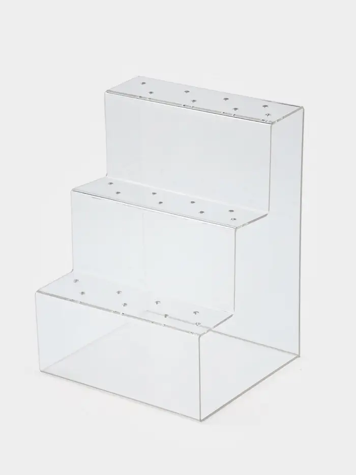 Подставка под леденцы, 18&times;17&times;25 см, оргстекло 3 мм, 3 ступеньки, вместимость на 24 шт.