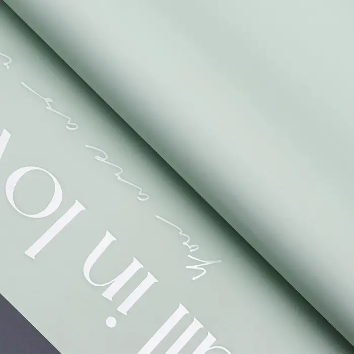 Пленка для цветов матовая, «Любовь», 58×58 см, зелёный