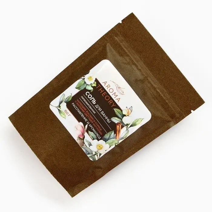 Соль для ванны, расслабление и аромауход, 150 г, аромат жасмина, корицы, магнолии, AROMA THEORY by BEAUTY FOX Соль для ванны, расслабление и аромауход, 150 г, аромат жасмина, корицы, магнолии, AROMA THEORY by BEAUTY FOX