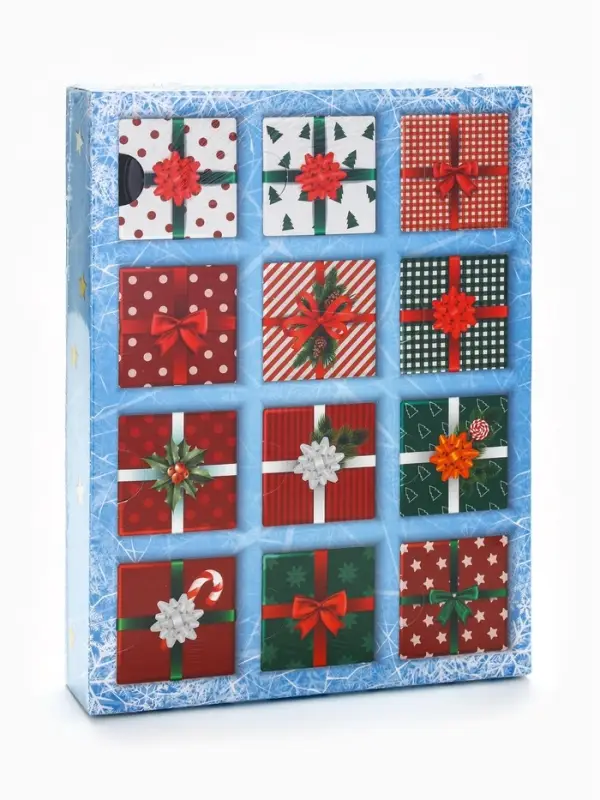 Адвент календарь новогодний с мёдом &laquo;2026&raquo;, облепиха, кедровые орешки, малина, цитрус, клубника