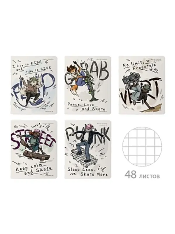 ТЕТРАДЬ 48Л. "STREET SKATE"