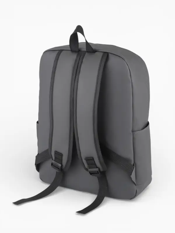 Рюкзак школьный, водонепроницаемый, однотонный, 1 отделение, 3 кармана, 31&times;11&times;40 см, серый