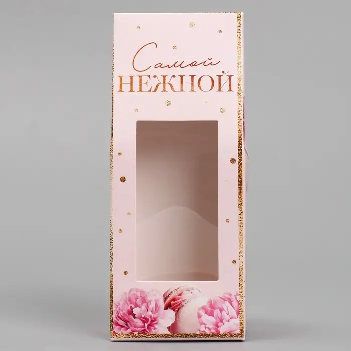 Коробка складная «8 марта», 5.7 х 14.5 х 3.5 см