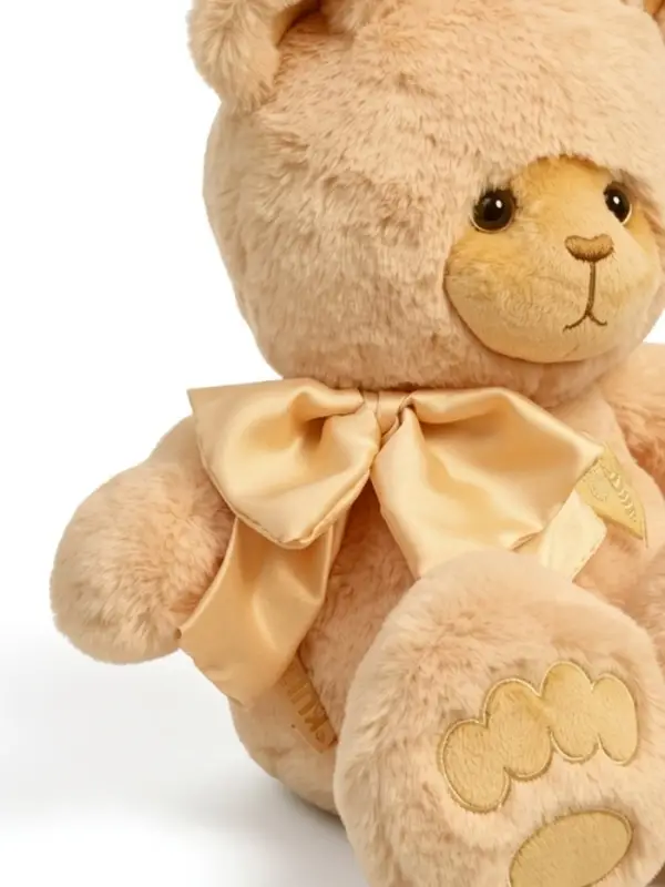 Мягкая игрушка "Медведь Глэм, с бантом", цвет карамельный, 25 см МГлэм/25/54-1