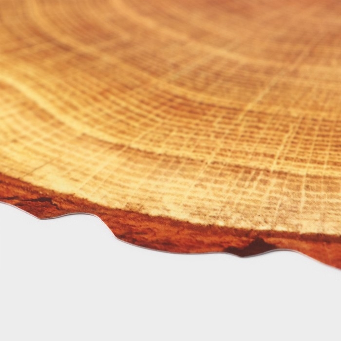 Салфетка сервировочная на стол «Спил», 38×39 см, цвет бежевый Салфетка сервировочная на стол «Спил», 38×39 см, цвет бежевый