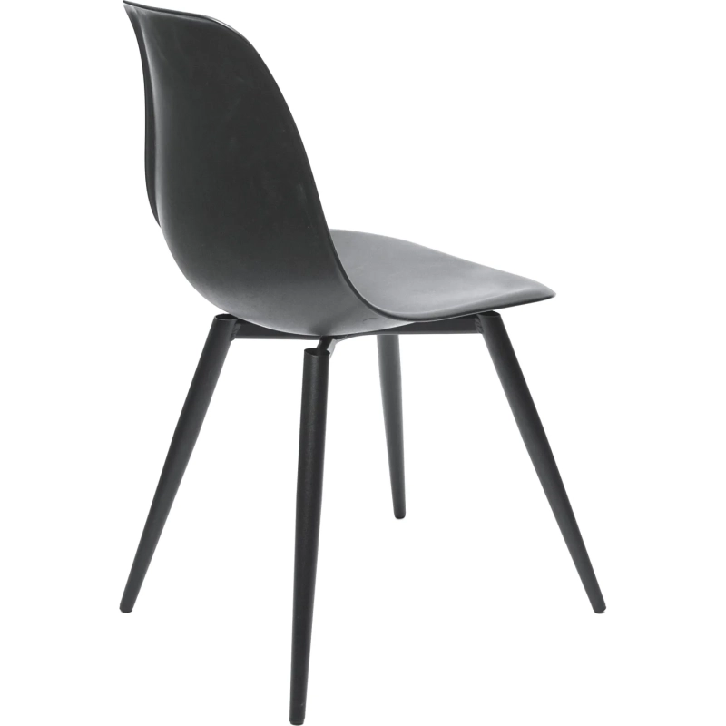 Стул Комус EAMES PLAST HN BLACK (BOX-4) (KM) RU K02 черный/черный