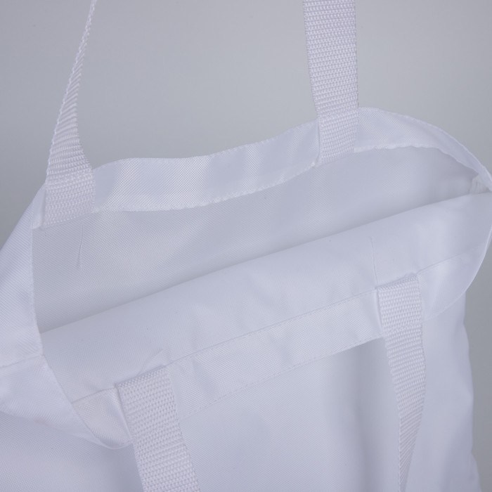 Сумка-шопер «Авокадо» без молнии, белая Сумка-шопер «Авокадо» без молнии, белая