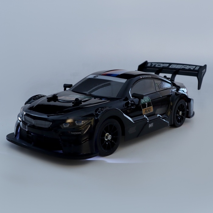 Машинка на пульте управления &laquo;Легенда Дрифта&raquo;, радиоуправление, полный привод, 40 км/ч, 2 комплекта колёс, 1:16, цвет чёрный