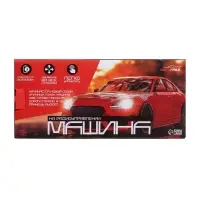 Машина на радиоуправлении, работает от батареек, цвет чёрный